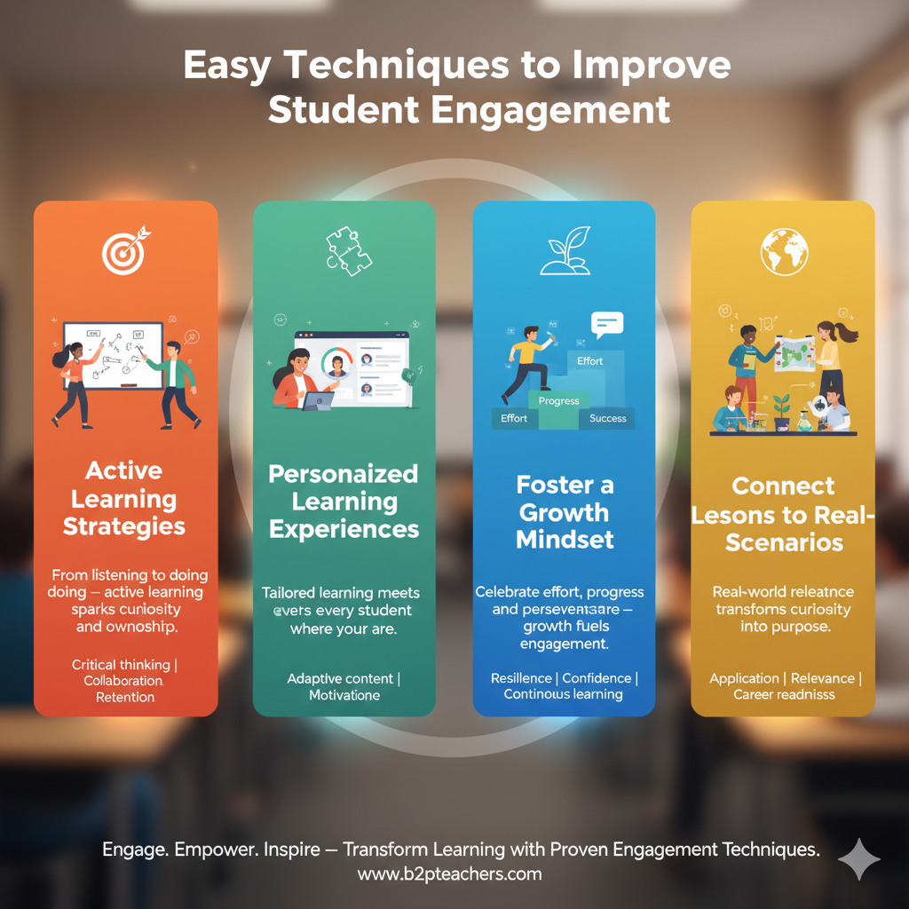 7 Easy Techniques to Improve Student Engagement