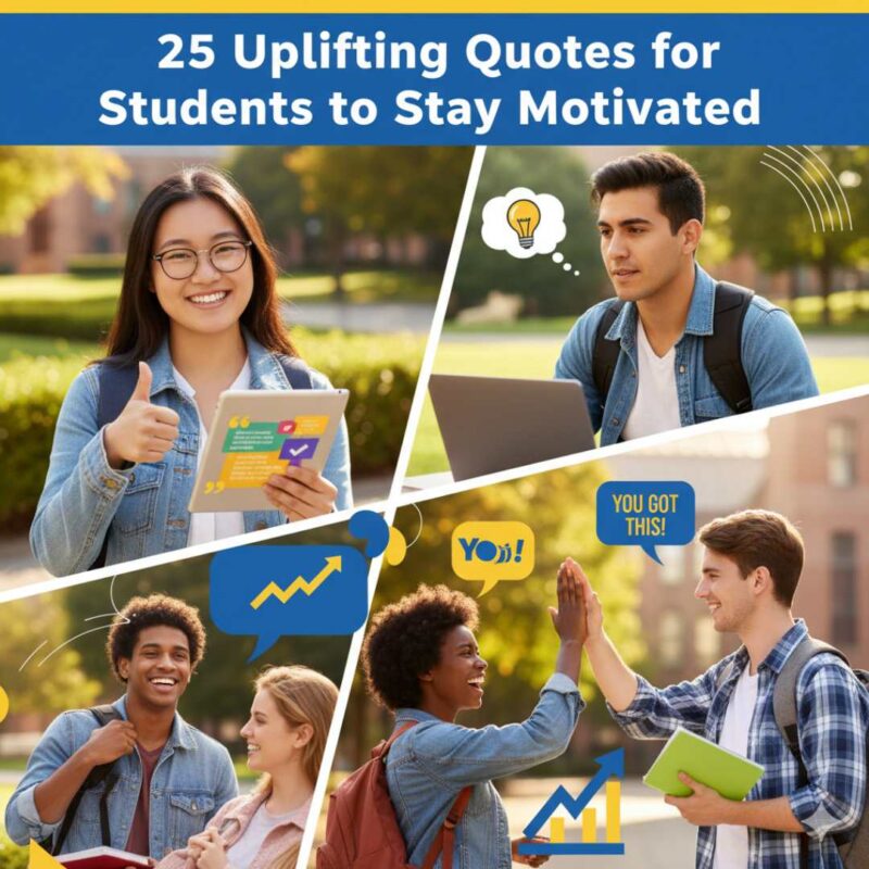 25 Uplifting Quotes for Students to Stay Motivated